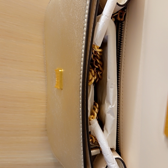 Tory Burch Shimmering Gold Crossbody Bag - Picture 3 of 3